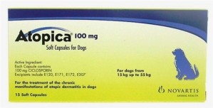 Atopica (Cyclosporine) 100MG, 15 Capsules