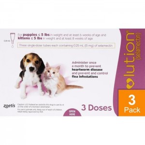 Revolution for Puppy & Kitten 0-5 lbs - 3 Pack 