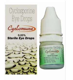 Cyclomune/Restasis (Cyclosporine) Eye Drop 0.05% w/v 3ml