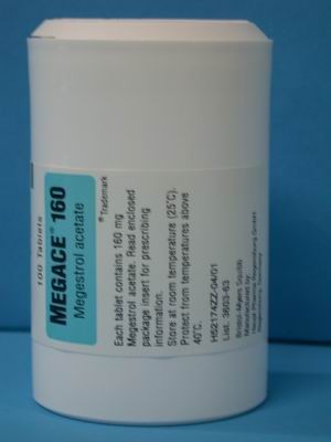 Megace, Megestrol Acetate 160mg, 90 Tabs