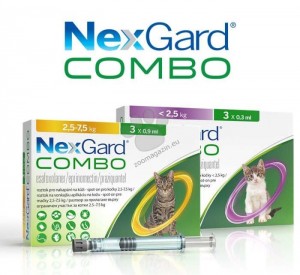 Nexgard Combo for Cats 1.8-5.5lbs, 3 Applicators