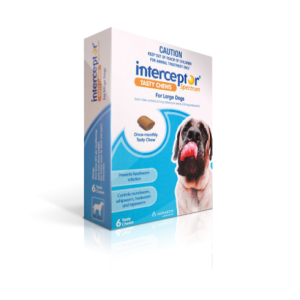 Interceptor Sprectrum Large, 6 Tablets