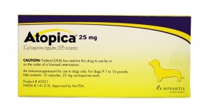 Atopica (Cyclosporine) 25MG, 15 Capsules