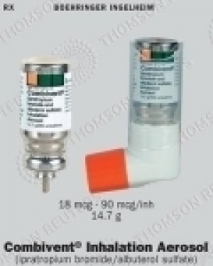 Combivent (Albuterol Ipratropium) - 100/20mcg, 200 MDI