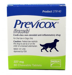 Previcox (Firocoxib) 227mg, 60 Tablets