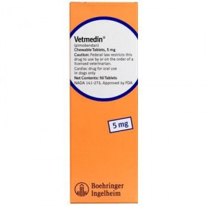 Vetmedin, (Pimobendan Chewable) 5mg, 30 Tab