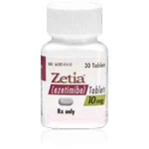 Zetia Generic (Ezetimibe) 10mg, 100 Tablets